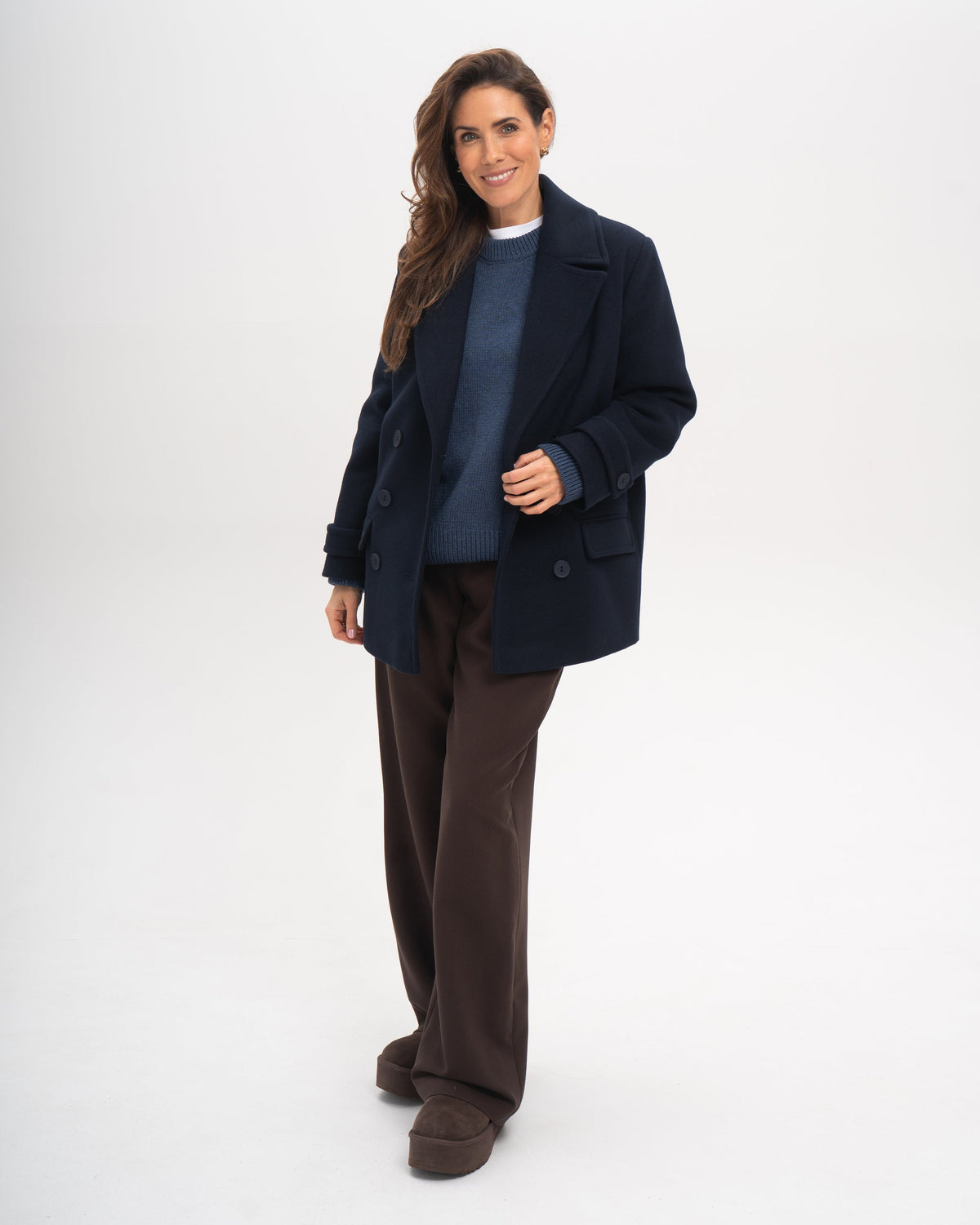 Sweter LIVIA jeansowy