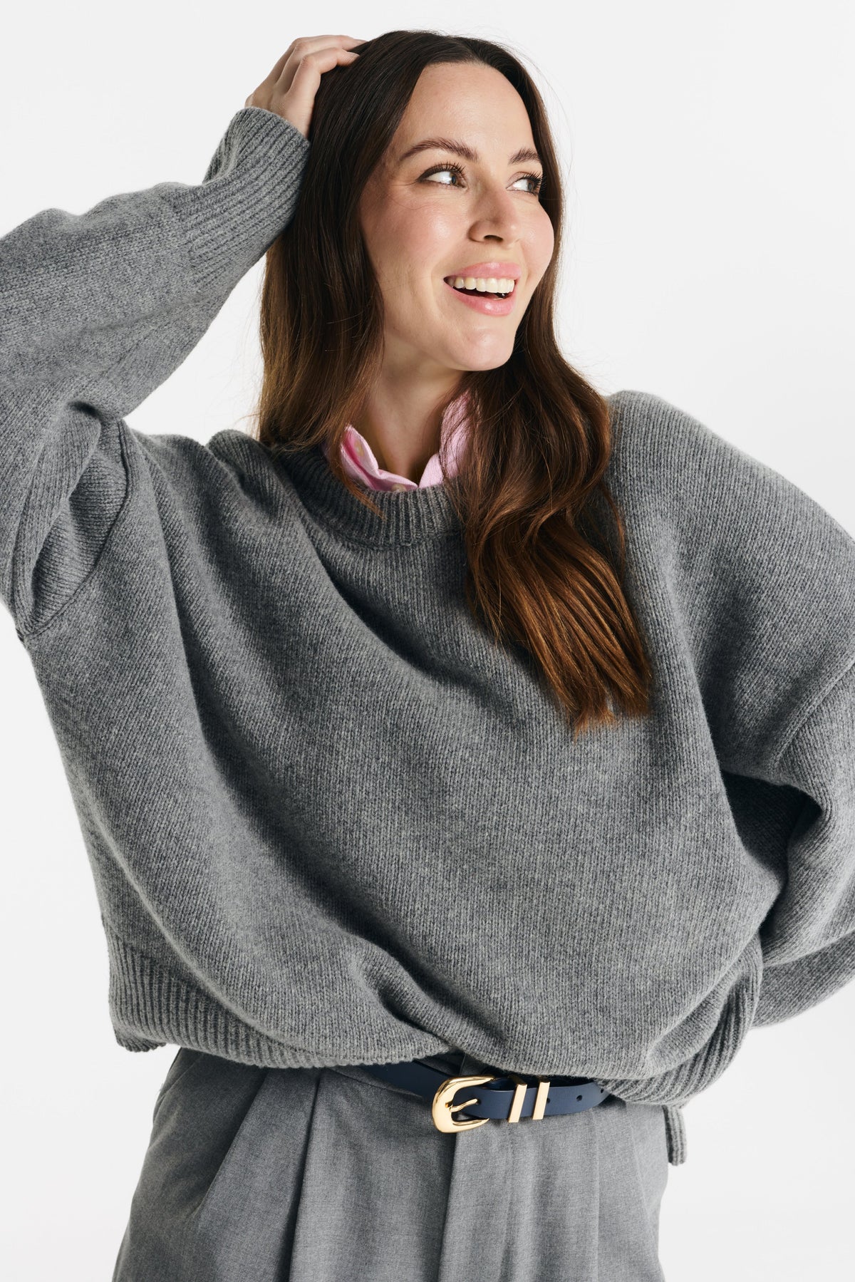 Sweter LIVIA szary