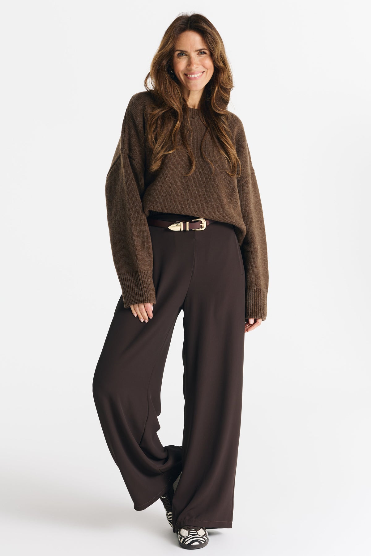 Sweter LIVIA czekoladowy