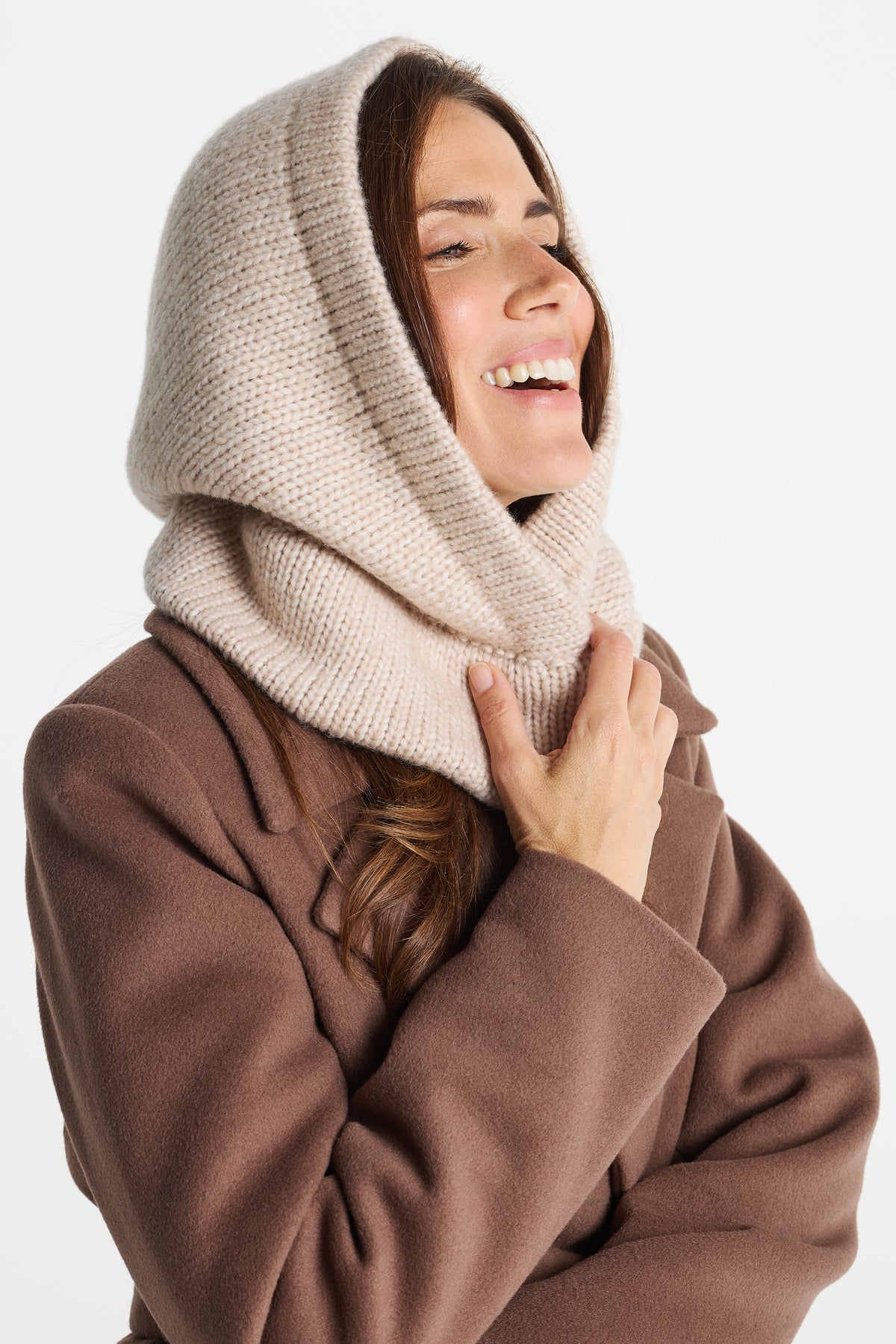 Balaclava beż