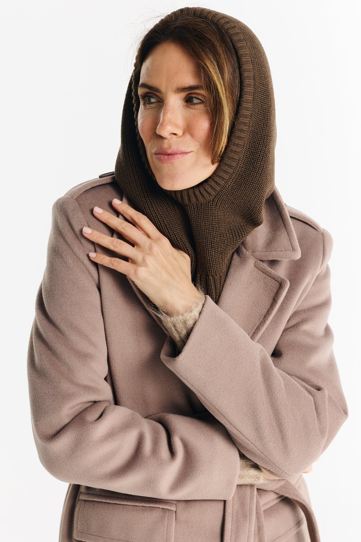 Balaclava brązowy